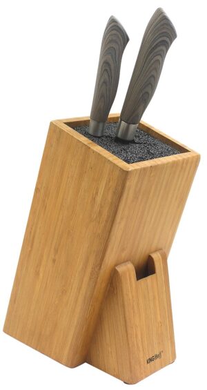 Blok na noże, bambus 10,5x10,5x25cm Kinghoff