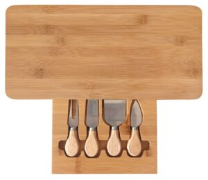 Deska do krojenia z zestawem akcesoriów do serów, bambus Kinghoff