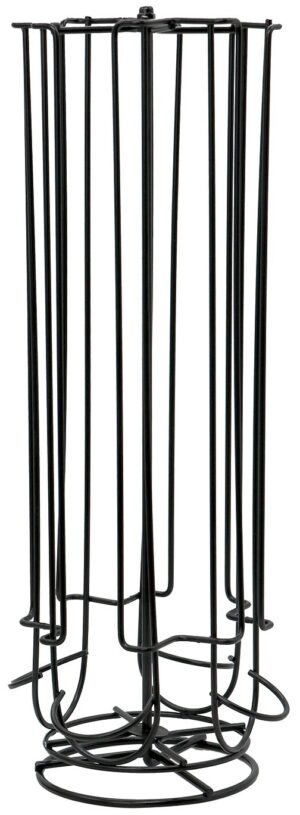 Stojak na kapsułki do kawy, stal, czarny Kinghoff