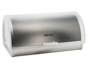 Chlebak  stal-akryl, srebrny Kinghoff