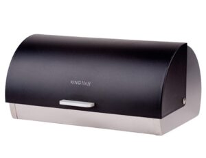 Chlebak stal-akryl, czarny Kinghoff