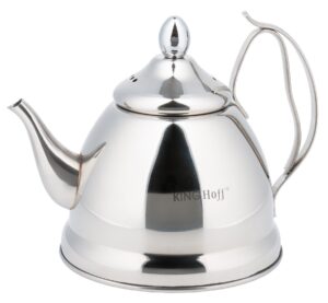 Imbryk z sitkiem, stal 1l Kinghoff