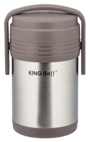 Termos na żywność, stal 3 pojemniki 0,3x0,68lx0,32l  Kinghoff
