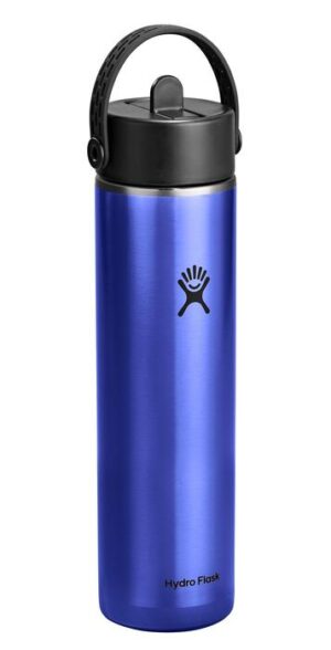 Butelka 24 oz z nakrętką ze słomką, niebieska HYDRO FLASK